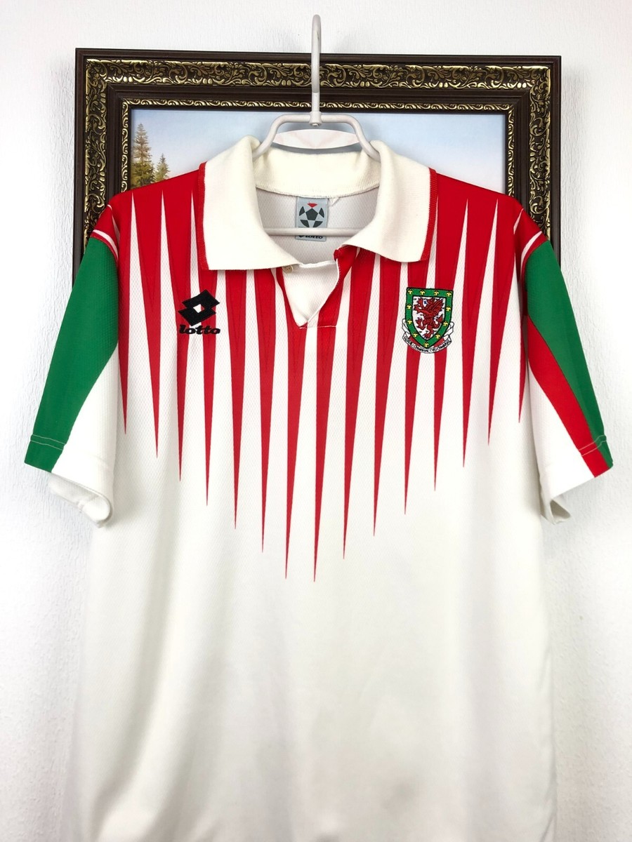 Wales Away football shirt 1996 Soccer Lotto Jersey Mens National