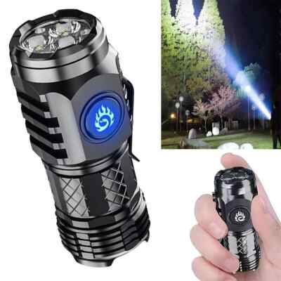 Dreiäugige Monster Mini Super Power Taschenlampe Camping Wasserdicht Wiederaufladbar
