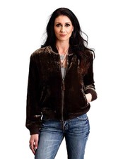 Stetson Western Jacket Womens Quilted Brown 11-096-0539-1055 Br