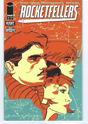Rocketfellers #1 1:25 Incentive Variant Cover Chiarello Ghost Machine 2024