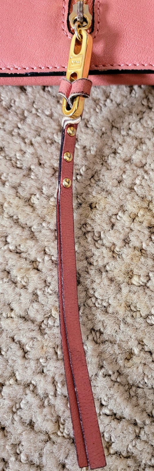 AUTH CHLOE ZIPPER STRAP GHOST CLAMPSHELL LONG LEA… - image 12