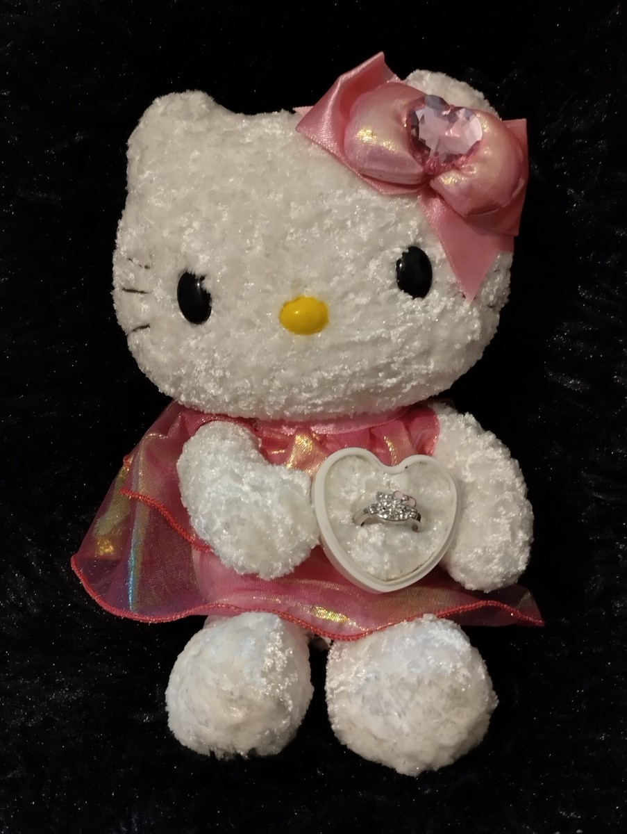 Vintage 2001 Hello Kitty Pink Diamond w/ Ring 8