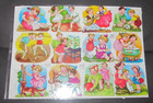 Strip of Floral Angel Kids Stickers Germany ges. gesch. England Cut Outs Women — photo 7