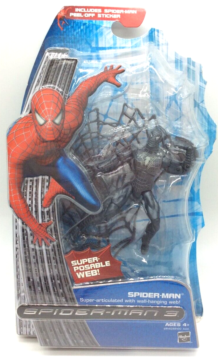 Vintage Official Movie Merchandise- Battle Action Spider- Man New in Packaging