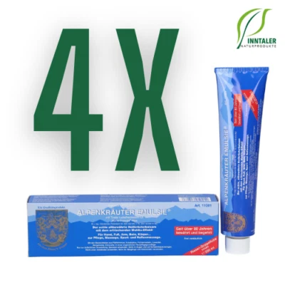 STEINEFRENZER HEILKRÄUTER-BALSAM 4x Frohne Original Alpenkräuter Emulsie 200 mit Tiroler Latschenkiefernöl Balsam