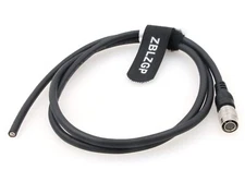 Hirose 6 Pin Twisted Power IO Trigger Cable for Basler GIGE AVT CCD Camera 1M