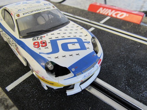 HORNBY 1/32 scale PORSCHE 911 GT3R CESSNA slot car Tested & Runs See Video - Picture 13 of 13