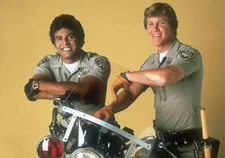 C.H.I.P.S.  Erik Estrada Larry Wilcox 1970's 8x10 Glossy Photo
