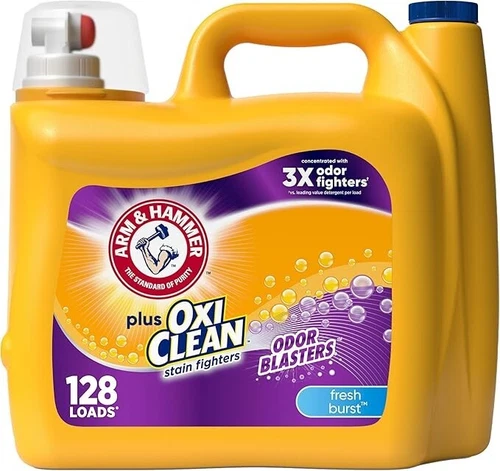 ARM & HAMMER Plus OxiClean Odor Blasters Fresh Burst, 128 Loads Liquid Laundry
