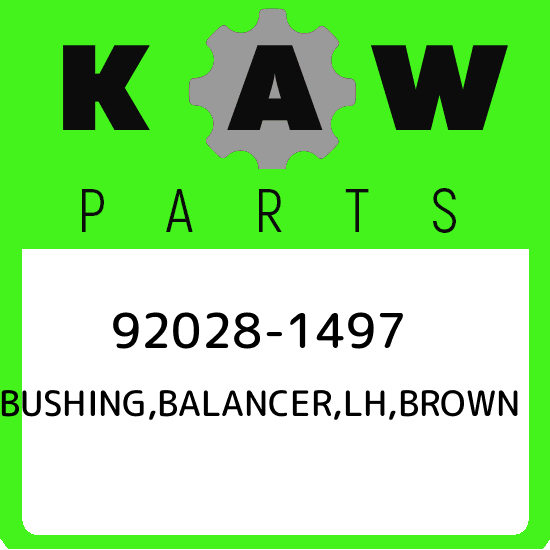 92028-1497 Kawasaki Bushing,balancer,lh,brown 920281497, New Gen