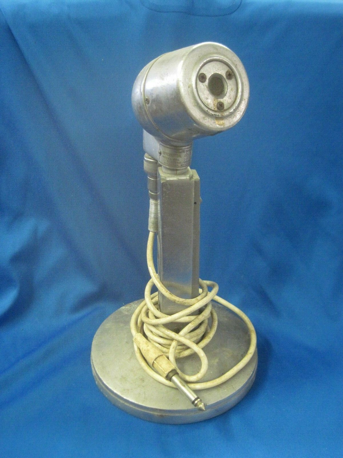 Vintage 50s Electro-Voice 606 Dynamic Microphone High-Z Ohms Retro Mic-image