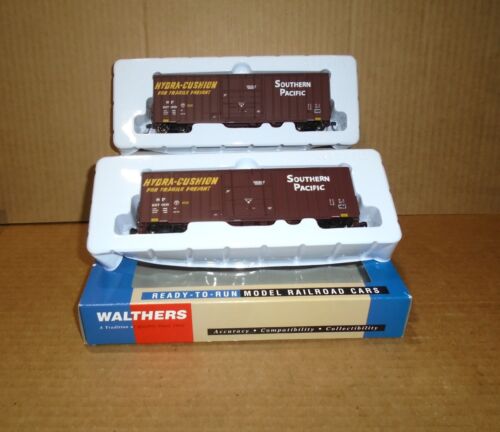 : Walthers HO "2-Pk Southern Pacific Gunderson Hi Cube Paper Boxcar" #932-27110 - Picture 9 of 17