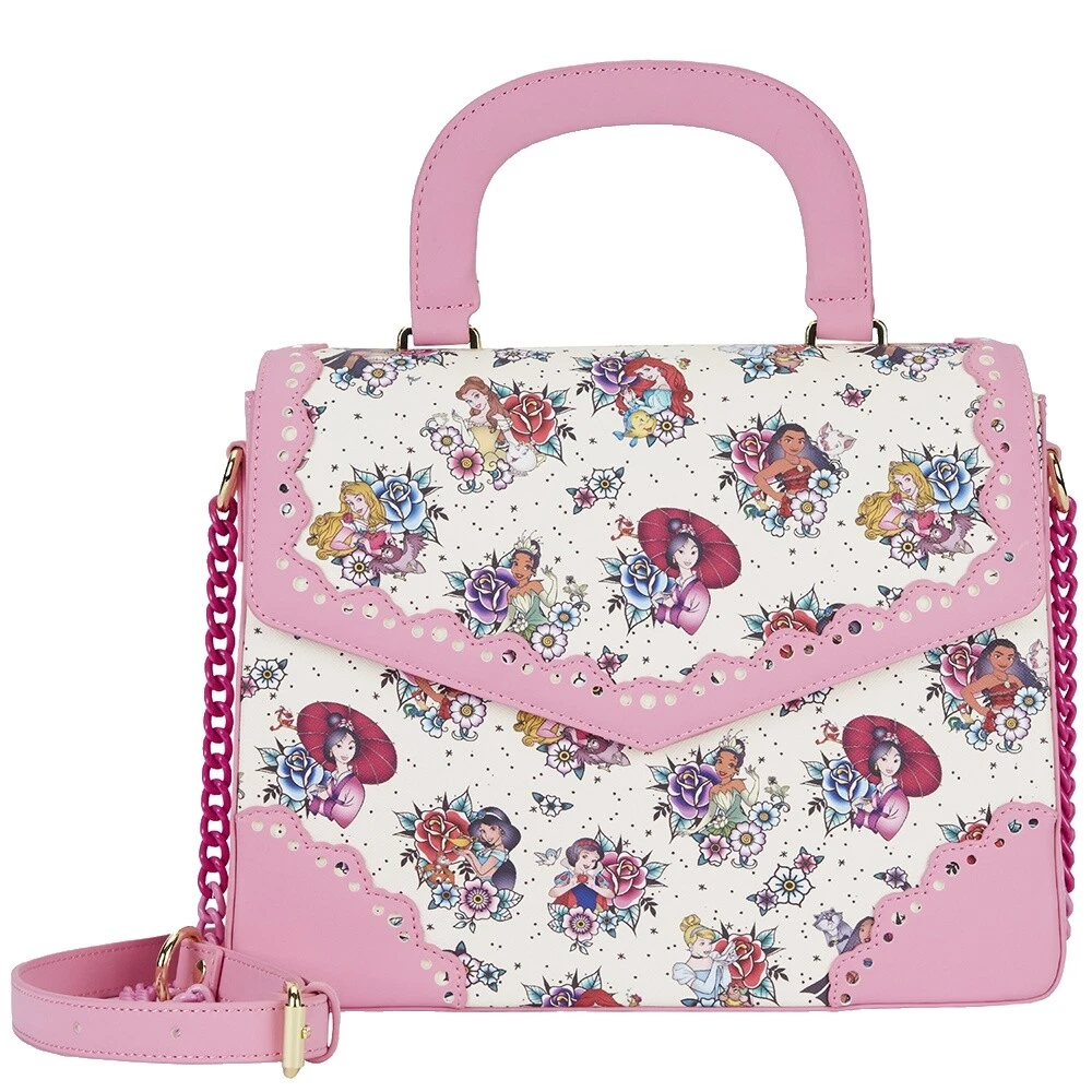 Bolsas e bolsas femininas transversais florais Loungefly