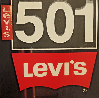 LEVI'S VINTAGE POSTER ORIGINAL 1980'S ICONIC RARE 501 DENIM JEANS