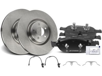 19HZ73F Front Brake Pad and Rotor Kit Fits 2015-2016 Audi S7 4.0L V8