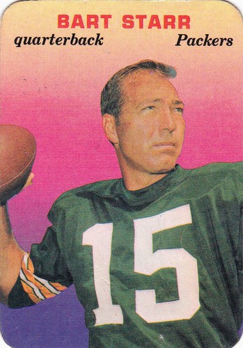 BART STARR 1970 TOPPS SUPER GLOSSY INSERT CARD 9 G B PACKERS STAR HOF NICE EBay
