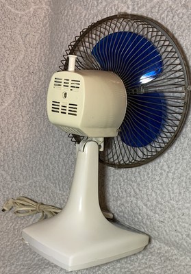 Vintage 60's Galaxy E20739 Oscillating Fan Type 9 Style L Blue Blade  12u0026#034; 2Speed | eBay