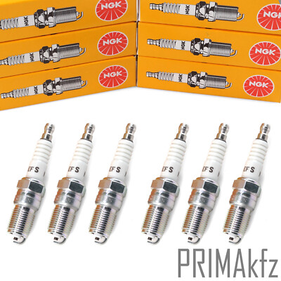 6x NGK Zündkerzen BP6EFS 3812 für Mercedes S124 Peugeot 604 Renault 30 Volvo 260