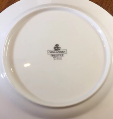 Prestige CHINA GARDEN Dinner Plate, Salad Plate, Coupe Soup Bowl, Teacup  Sauce