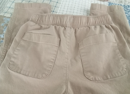 Boy's Sz. 10 Tan Cotton Pants by J. CREW (CrewCuts) - Picture 5 of 7