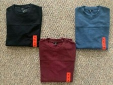 DKNY Men's Twill Crewneck Sweater