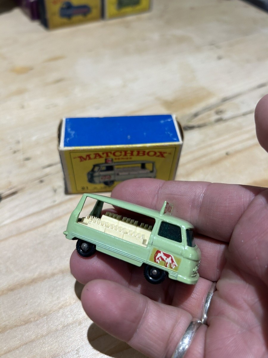 ミニカー MATCHBOX SERIES no21 MILK DELIVERY TRUCK Rare Matchbox Series Toys No. 21, Milk Delivery Truck Superb