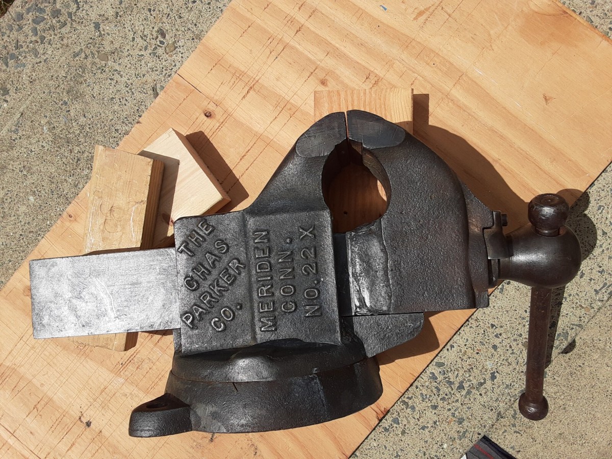 Rare Vintage Charles Parker model 22X Machinist swivel Vise | eBay