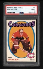 1971 OPC #45 KEN DRYDEN ROOKIE CARD PSA 9 MINT