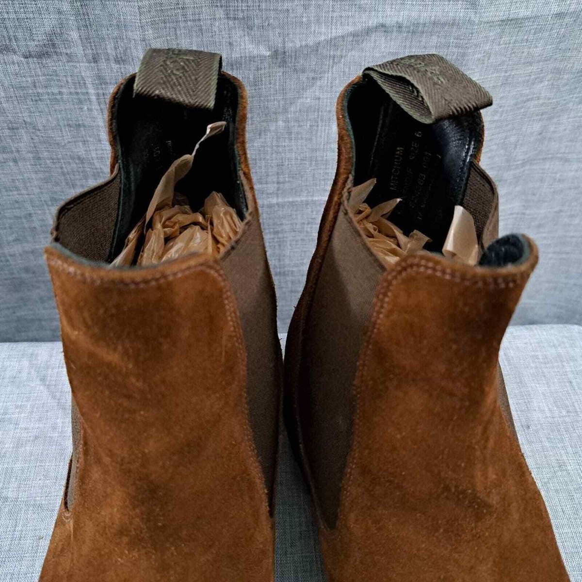 %Loake Size 6F Mitchum Suede Chelsea Boots Men / D13 Loake Size 6F Mitchum Suede Chelsea Boots Men Brown | eBay main image 3