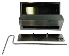 Stainless Steel Fireplace Box Burner 1L Capacity