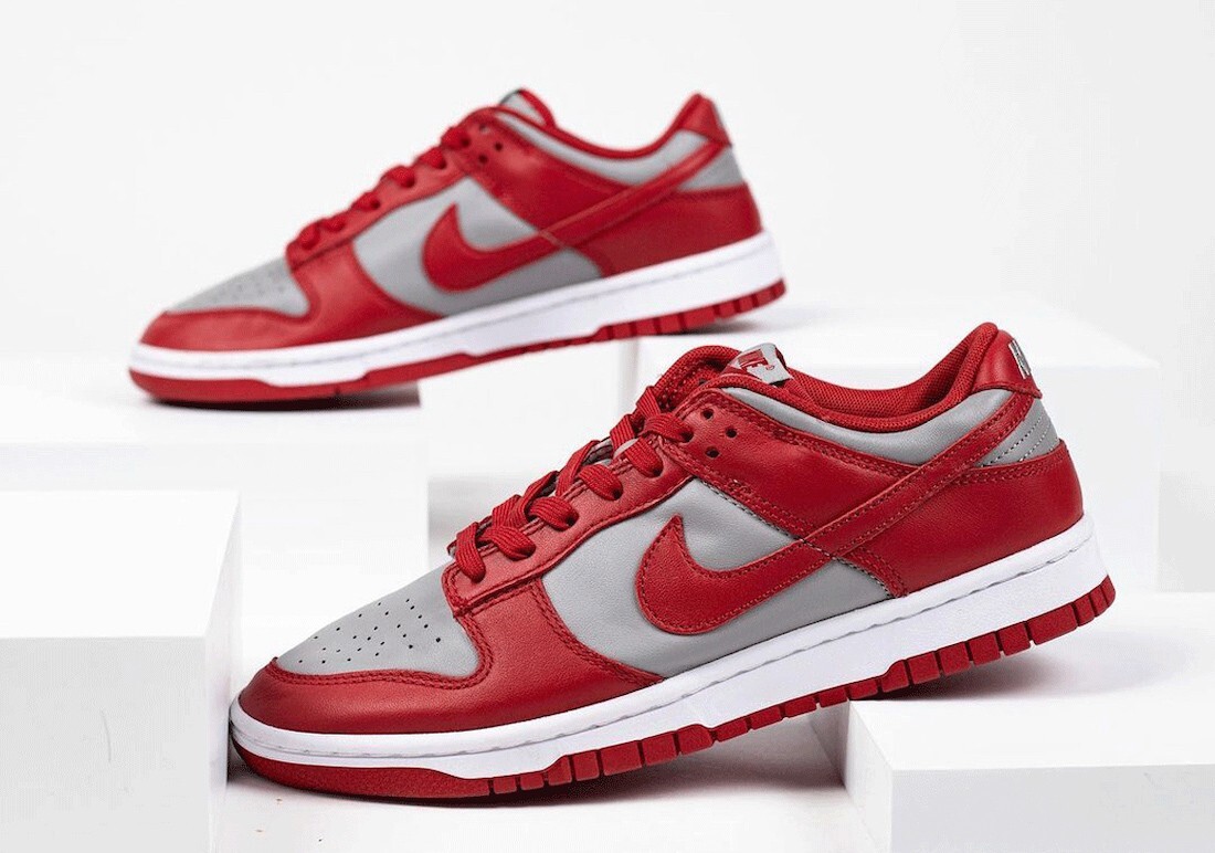 Nike Dunk Low DD1391-002 レッド/グレー 2021 Nike Dunk Low Retro Grey Varsity Red UNLV DD1391-002