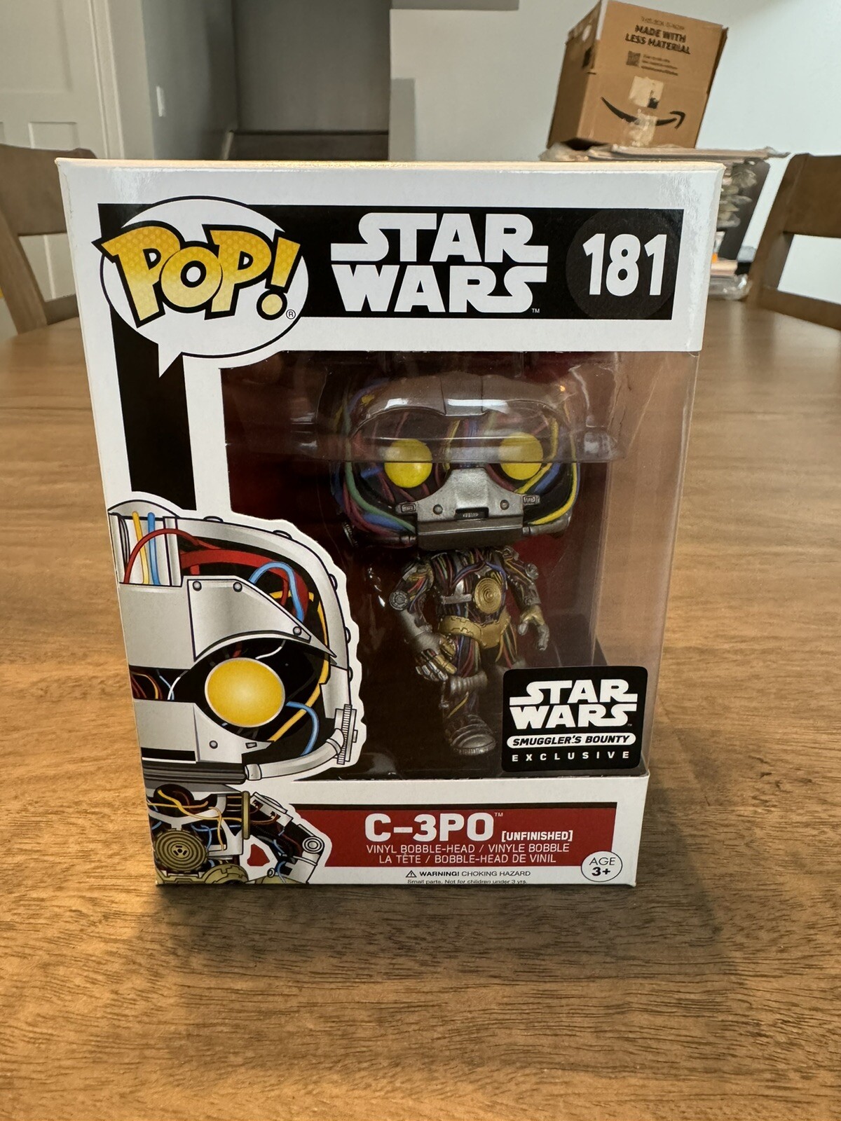 Funko Pop! Star Wars: C-3Po (Unfinished) #181 Smugglers Bounty Exclusive