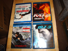 Mision Impossible 4-Film Collection Like New Blu-Ray 5-Disc Set NO DIGITALS