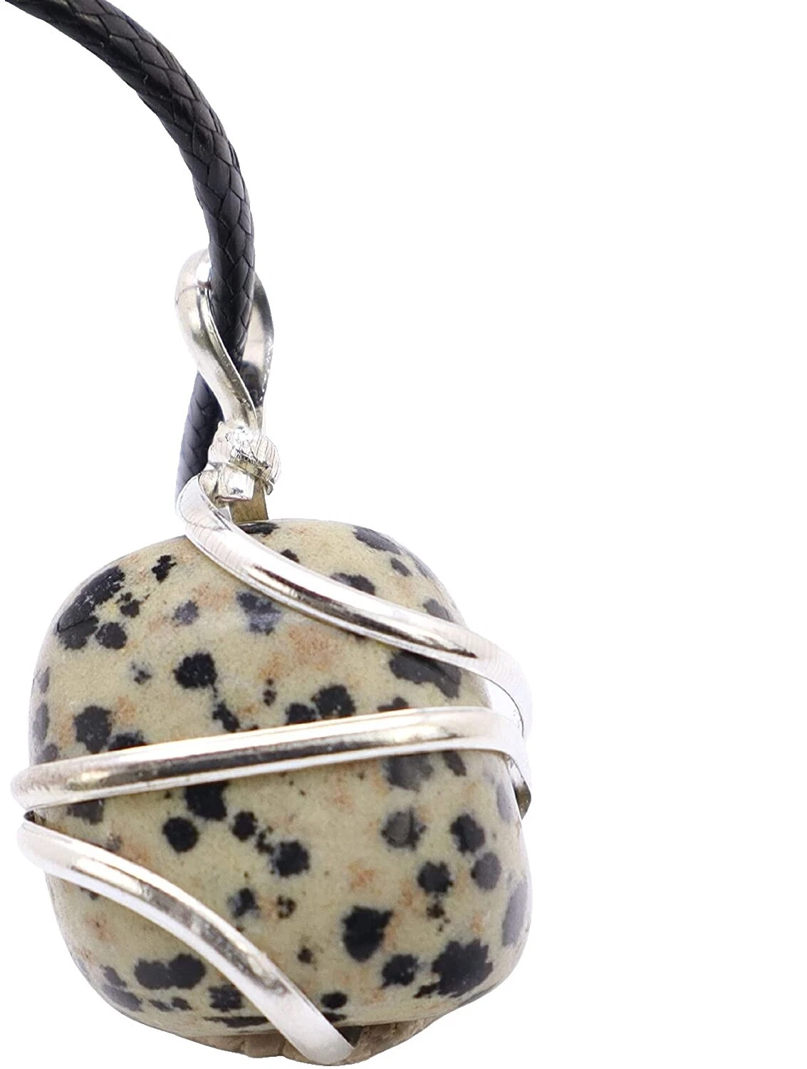 Collares y colgantes hechos a mano de piedra de jaspe