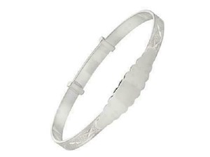 diamond christening bracelet