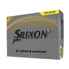Srixon Z-Star Diamond 3 Tour Yellow Golf Balls - 1 Dozen