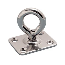 STAINLESS SWIVEL PAD EYE 1/4", 304 SS