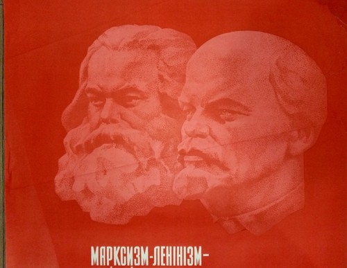 K. Marx. Lenin. Poster sovietico. 1976 Enorme.Marxismo-Leninismo-Stendardo ideologicoССР - Foto 4 di 10