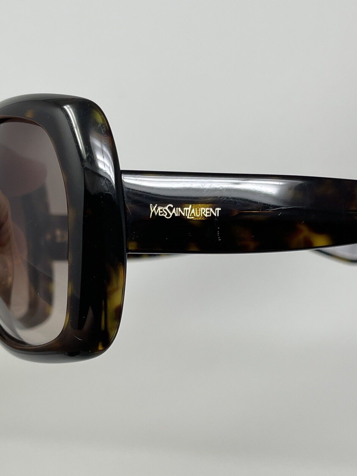 Occhiali da sole Yves Saint Laurent YSL 6350 S 086HA tartaruga 61 []16 lenti graffiate