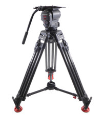 OConnor Ultimate 1030Ds Fluid Head 30L CF HD Tripod 1030D w/ Hard Case