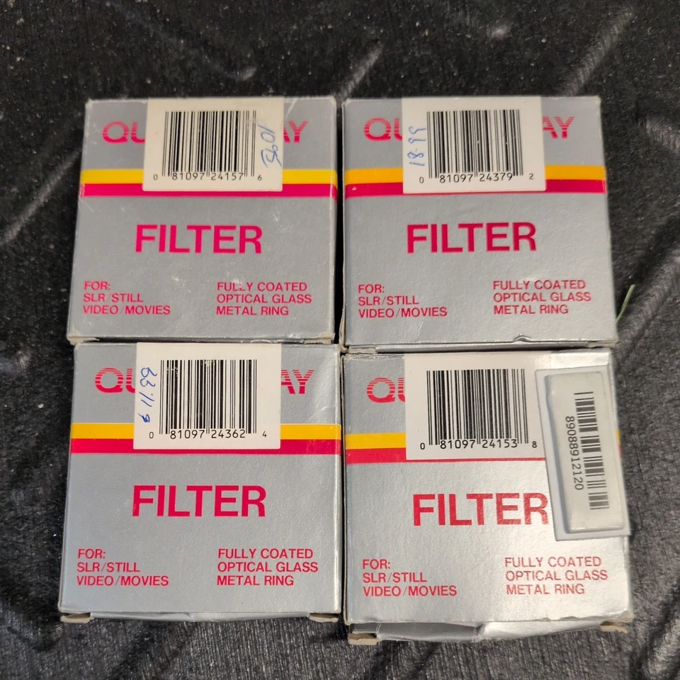 Quantaray NEW OLD STOCK Camera Filter, SLR/STILL Video/Movies, 52mm, 4 pack - Image 4 of 4
