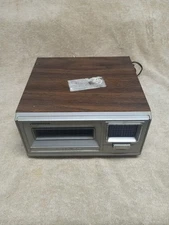 Soundesign Model 477 Stereo 8 Track Player Deck - Vintage Wood Grain PARTS ONLY