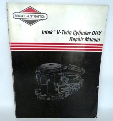 Briggs & Stratton Intek V-Twin OHV Engines Repair Manual - NICE!