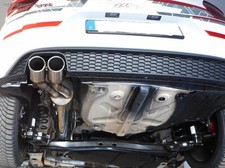  Edelstahl Sportauspuffanlage VW Polo 6 GTI Typ AW 2x90mm doppelwandig