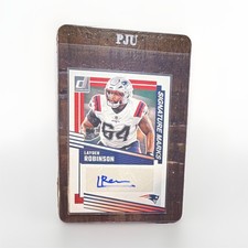 Panini Donruss Signature Marks Layden Robinson #SM-46 Autograph 2025 Patriots