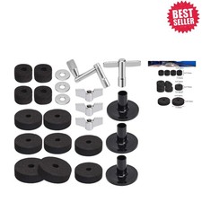 23PCS Cymbal Replacement Accessory Set with Keys: Essential for Every Drummer