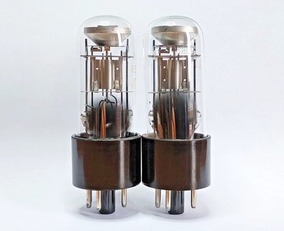 US Stock! 2x 6E5S 6E5C Indicator tubes Magic Eye Same Date 1970s NEW