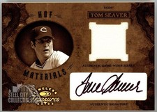 Tom Seaver 2003 Donruss Timeless Treasures Patch Autograph Card #HOF-46 22/25