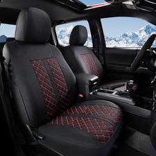 Truckiipa 2 Front Tacoma Seat Covers Leather Car Seat Covers Waterproof Truck...