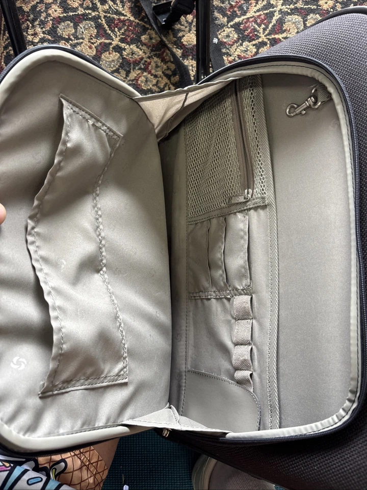 SAMSONITE ULTRA 3000XLT COMPUTER BAG CARRY-ON ROLLING LUGGAGE SUITCASE OVERNIGHT - Image 3 of 4